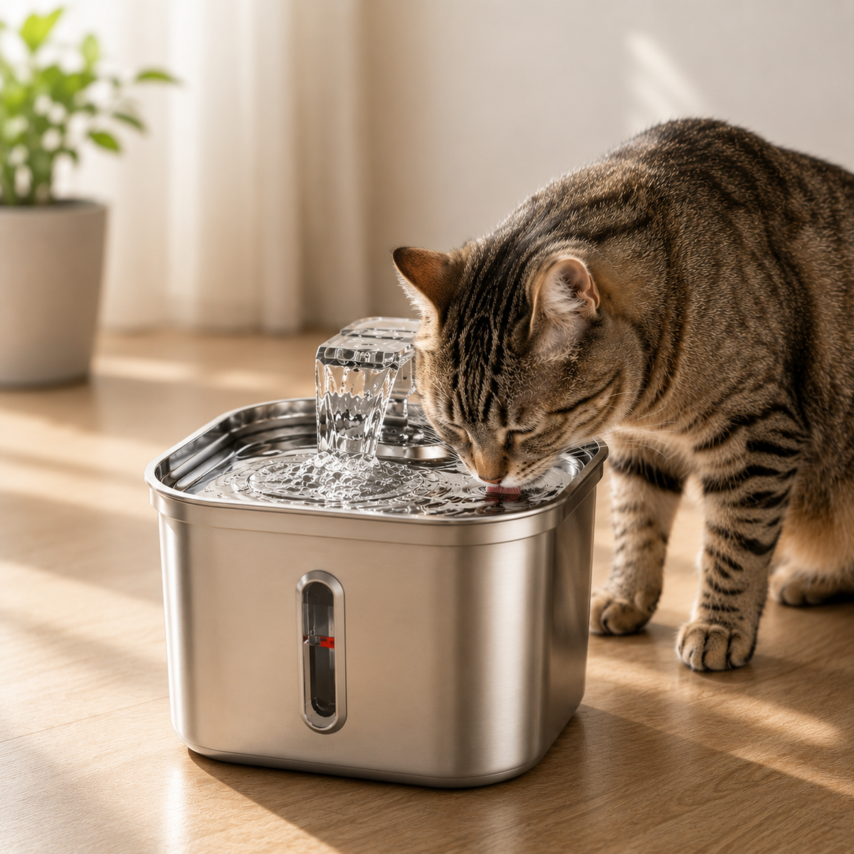 La fontaine à eau intelligente qui donne enfin envie à votre chat ou chien de boire.