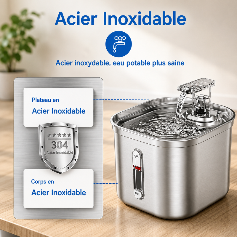 Acier inoxydable de haute qualité